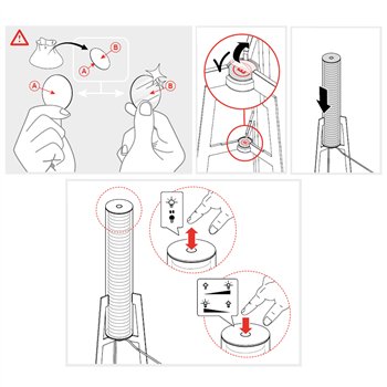 Lámpara pie Criosfera Artemide