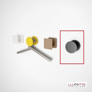 Colgador Pointo redondo de Systemtronic. Muebles oficina diseño.