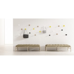 Colgador Pointo redondo de Systemtronic. Muebles oficina diseño.