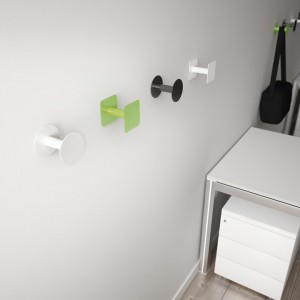 Colgador Pointo redondo de Systemtronic. Muebles oficina diseño.