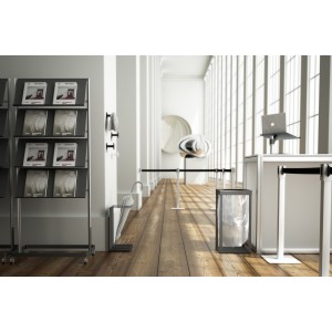 Colgador Pointo redondo de Systemtronic. Muebles oficina diseño.