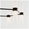 Zephyr Chandelier - negro brillante