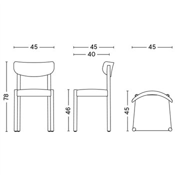 Silla Pack 11 madera Hay