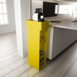 Mueble auxiliar Beside High de Systemtronic. Muebles oficina diseño.
