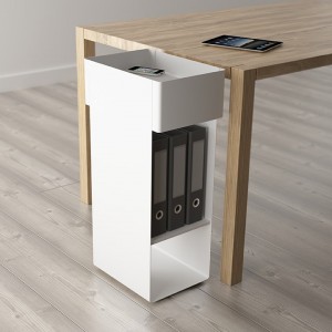 Mueble auxiliar Beside Office. Systemtronic de Muebles oficina diseño.