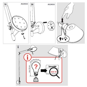 Aplique Tolomeo braccio Artemide