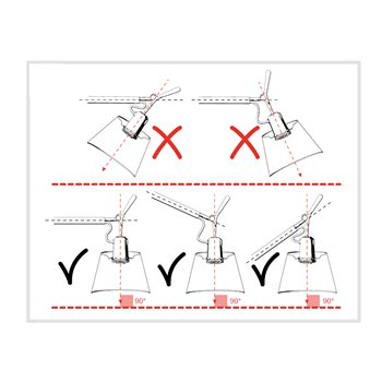 Aplique Tolomeo basculante Artemide