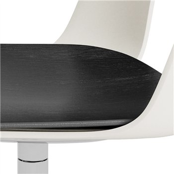 Silla Layout 132 asiento madera Hay