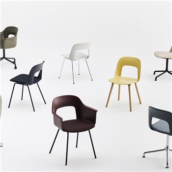 Sillón Layout 213 asiento tapizado Hay