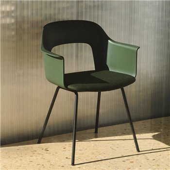 Sillón Layout 213 asiento tapizado Hay