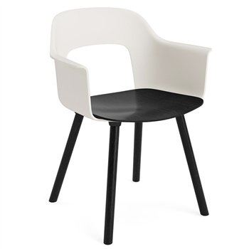 Sillón Layout 222 asiento madera Hay