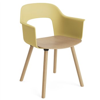 Sillón Layout 222 asiento madera Hay