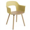 Sillón Layout 222 asiento madera Hay