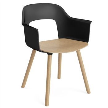 Sillón Layout 222 asiento madera Hay
