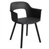 Sillón Layout 223 asiento tapizado Hay