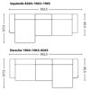 Sofá Mags Low 3 plazas Longue Hay