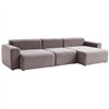 Sofá Mags Low 3 plazas Longue Hay