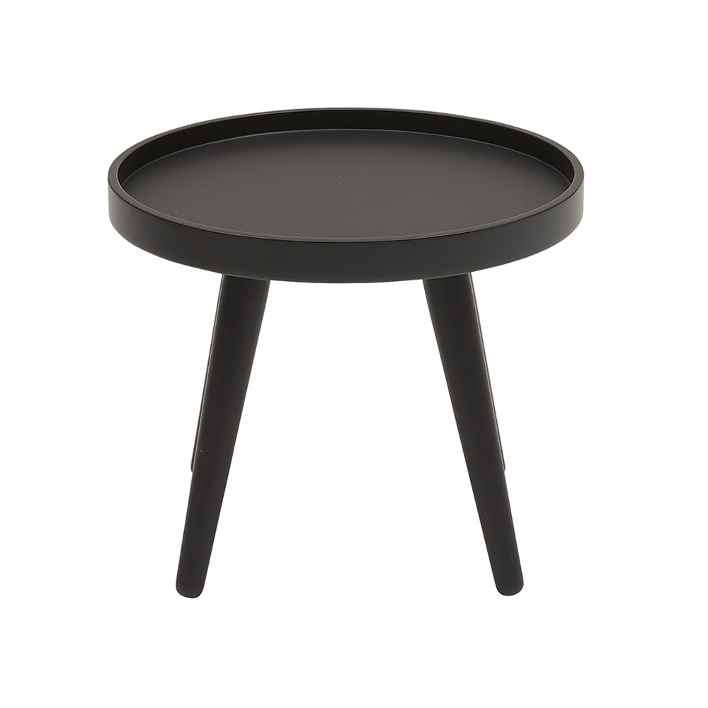 Alma Small Madera lacado negro