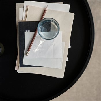 Alma Small Madera lacado negro