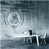 Mesa rectangular Faint  de Glas Italia. Mesas cristal.