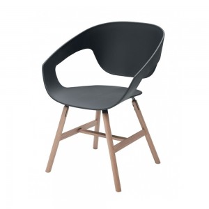 Silla Vad Wood de Casamania. Sillas y poufs modernos. Diseño italiano.