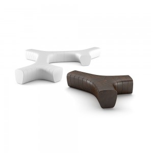 Banco Jetlag de Plust Collection ideal exterior. Mobiliario original.