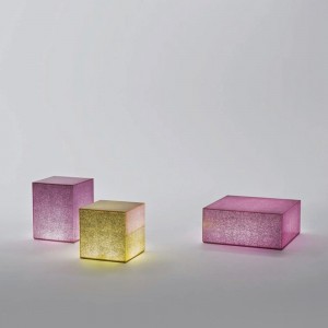 Mesa auxiliar Crack de Glas Italia. Mesas cristal.