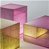 Mesa auxiliar Crack de Glas Italia. Mesas cristal.