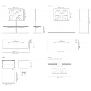 Mueble TV Sita de Systemtronic. Muebles oficina diseño.