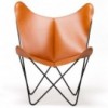 Sillón Bonet - Cuero Soft. Bkf de Sillas clásicas del diseño.