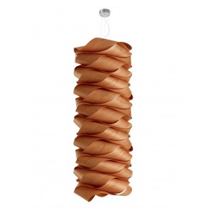 Lámpara suspensión Link Chain de Luzifer. Increíble lámpara en forma de Möbius en tres dimensiones.