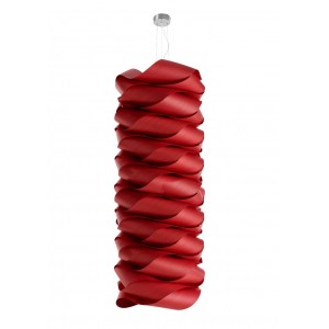 Lámpara suspensión Link Chain de Luzifer. Increíble lámpara en forma de Möbius en tres dimensiones.