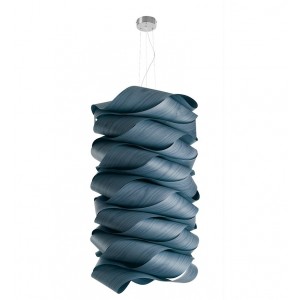 Lámpara suspensión Link Chain de Luzifer. Increíble lámpara en forma de Möbius en tres dimensiones.