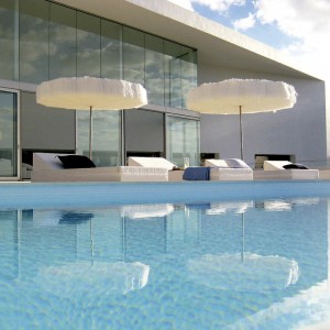 Sombrilla Frou Frou de Sywawa. Parasol de exterior