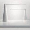 Lámpara sobremesa Elica moderna y elegante de Martinelli Luce.