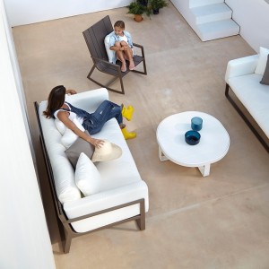 Sofá de estilo mediterráneo Flat para exterior de Gandía Blasco