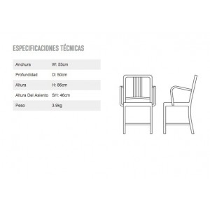 Butaca Navy de Emeco. Sillas diseño.