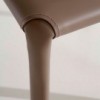 Silla Lunette de Ozzio design. Estructura metálica y tapizado en piel, ecopiel o terciopelo.