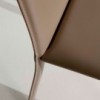 Silla Lunette de Ozzio design. Estructura metálica y tapizado en piel, ecopiel o terciopelo.