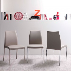 Silla Nexus de Ozzio design. Sillas diseño tapizada en ecopiel