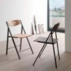 Silla Plegable Ripiego de Ozzio design. Sillas modernas de cocina plegable.