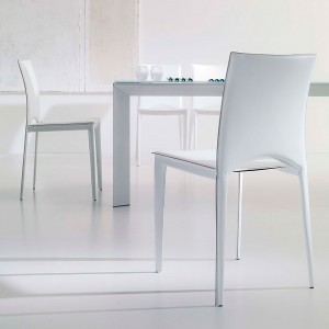 Silla Viva de Ozzio design. Sillas de comedor de cuero.