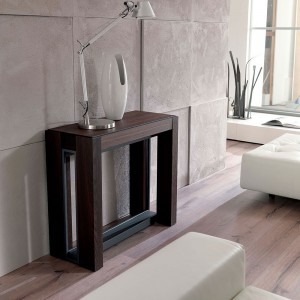 Mesa/consola A4 de Ozzio design. Consola transformables a mesa.