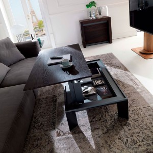 Mesa/consola A4 de Ozzio design. Consola transformables a mesa.