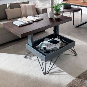 Mesa elevable Radius de Ozzio. Mobiliario de diseño.