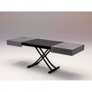 Mesa transformable Box legno de Ozzio design. Sillas y mesas transformables.