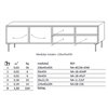 Mueble salón Nara 1 de Arlex. Muebles de diseño.