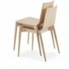 Silla Malmo 390 de Pedrali. Sillas de diseño. Sillas de madera modernas.