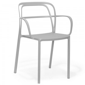 Sillón Intrigo 3715 de Pedrali. Sillones de diseño. Sillones de aluminio de jardín.