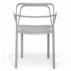 Sillón Intrigo 3715 de Pedrali. Sillones de diseño. Sillones de aluminio de jardín.